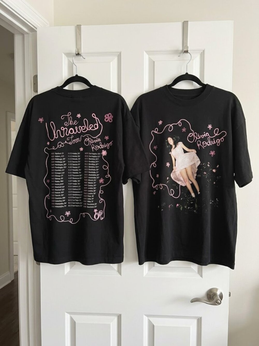 Olivia Rodrigo The Unraveled Tour Reprint T-shirt